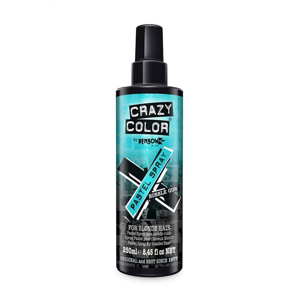 Кольоровий спрей  для світлого волосся Crazy Color Pastel Spray, Bubblegum, 250 мл